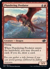 Plundering Predator - Jumpstart 2022 - Magic: The Gathering card