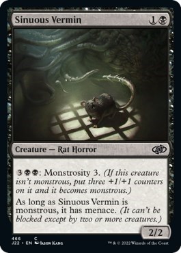 Sinuous Vermin from J22 #466, Magic: The Gathering card