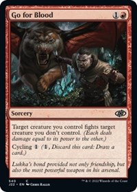 Go for Blood - Jumpstart 2022 - Magic: The Gathering card