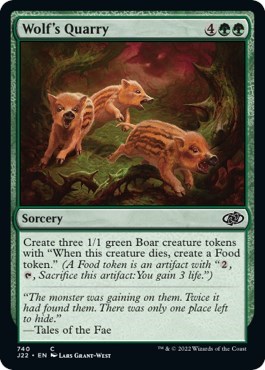 Wolf's Quarry from J22 #740, Magic: The Gathering card