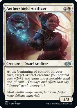 Aethershield Artificer from J22 #140, Magic: The Gathering card