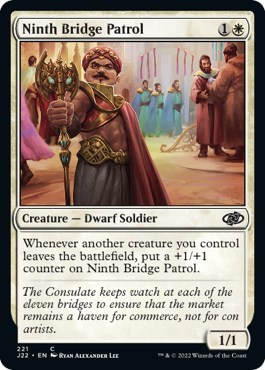 Ninth Bridge Patrol from J22 #221, Magic: The Gathering card