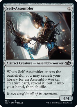 Self-Assembler from J22 #795, Magic: The Gathering card