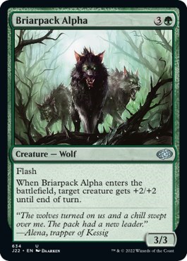 Briarpack Alpha from J22 #634, Magic: The Gathering card