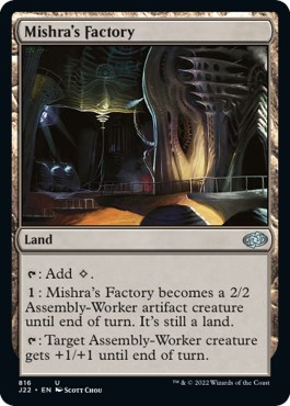Mishra's Factory from J22 #816, Magic: The Gathering card