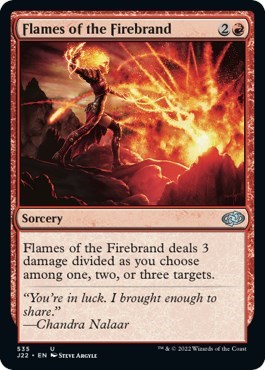 Flames of the Firebrand from J22 #535, Magic: The Gathering card