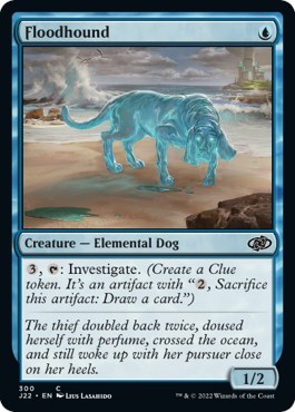 Floodhound from J22 #300, Magic: The Gathering card