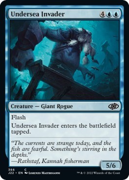 Undersea Invader from J22 #366, Magic: The Gathering card