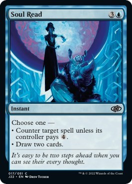 Soul Read from J22 #17, Magic: The Gathering card
