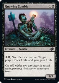 Gnawing Zombie - Jumpstart 2022 - Magic: The Gathering card