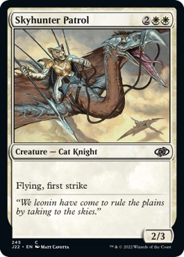 Skyhunter Patrol from J22 #245, Magic: The Gathering card