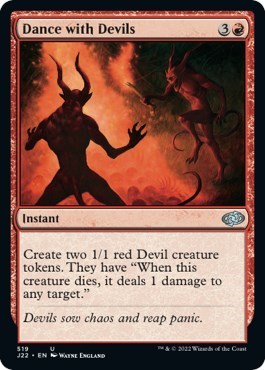 Dance with Devils from J22 #519, Magic: The Gathering card