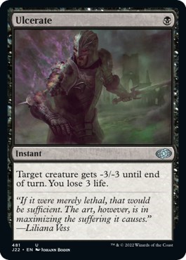Ulcerate from J22 #481, Magic: The Gathering card