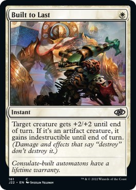 Built to Last from J22 #161, Magic: The Gathering card