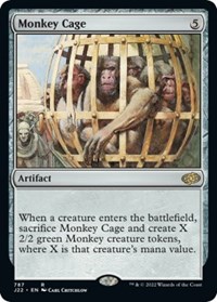 Monkey Cage - Jumpstart 2022 - Magic: The Gathering card