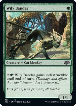 Wily Bandar from J22 #739, Magic: The Gathering card