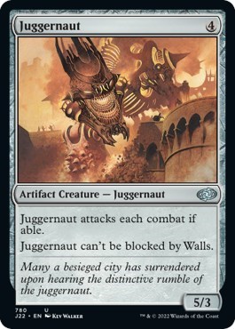 Juggernaut from J22 #780, Magic: The Gathering card