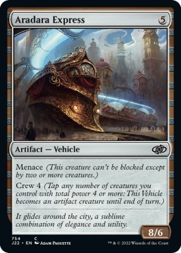Aradara Express from J22 #754, Magic: The Gathering card