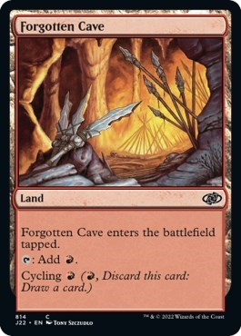 Forgotten Cave from J22 #814, Magic: The Gathering card