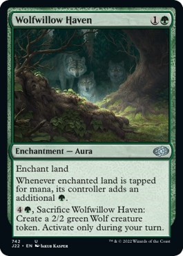 Wolfwillow Haven from J22 #742, Magic: The Gathering card
