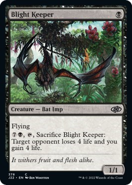 Blight Keeper from J22 #378, Magic: The Gathering card