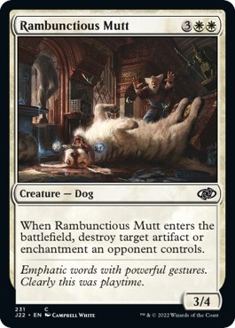 Rambunctious Mutt from J22 #231, Magic: The Gathering card