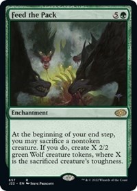 Feed the Pack - Jumpstart 2022 - Magic: The Gathering card