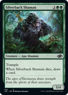 Silverback Shaman from J22 #728, Magic: The Gathering card