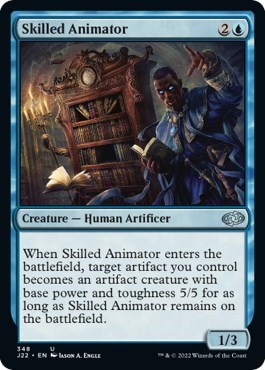 Skilled Animator from J22 #348, Magic: The Gathering card