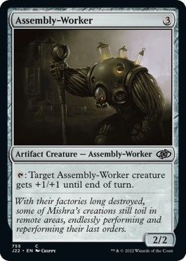 Assembly-Worker from J22 #755, Magic: The Gathering card