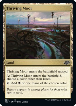 Thriving Moor from J22 #826, Magic: The Gathering card