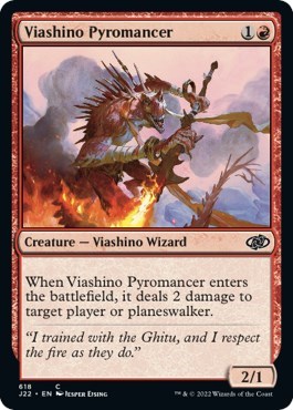 Viashino Pyromancer from J22 #618, Magic: The Gathering card