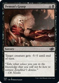 Demon's Grasp - Jumpstart 2022 - Magic: The Gathering card