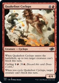 Quakefoot Cyclops (Jumpstart 2022)