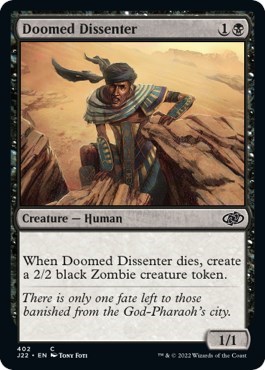 Doomed Dissenter from J22 #402, Magic: The Gathering card