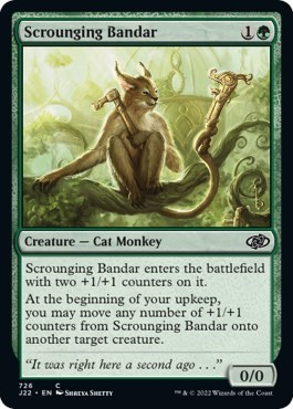 Scrounging Bandar from J22 #726, Magic: The Gathering card