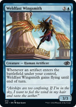 Weldfast Wingsmith from J22 #372, Magic: The Gathering card