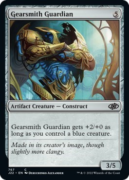 Gearsmith Guardian from J22 #767, Magic: The Gathering card