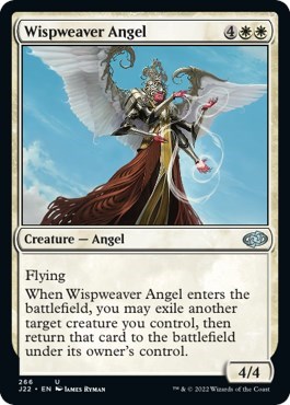 Wispweaver Angel from J22 #266, Magic: The Gathering card