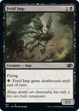 Fetid Imp from J22 #415, Magic: The Gathering card