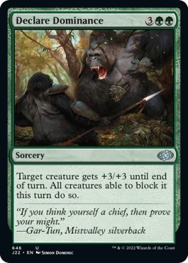 Declare Dominance from J22 #646, Magic: The Gathering card