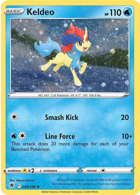 Keldeo - 045/189 (Cosmos Holo) 045/189 from Miscellaneous Cards & Products