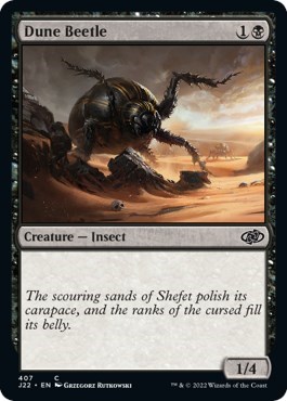 Dune Beetle from J22 #407, Magic: The Gathering card