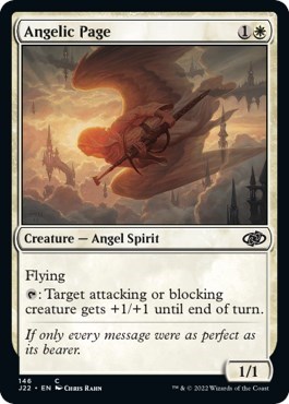 Angelic Page from J22 #146, Magic: The Gathering card