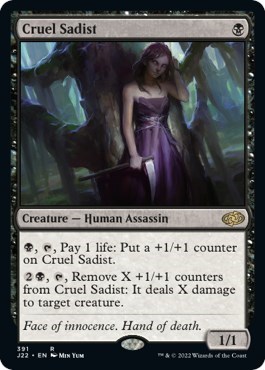 Cruel Sadist from J22 #391, Magic: The Gathering card