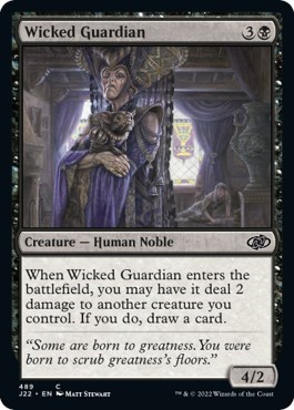 Wicked Guardian from J22 #489, Magic: The Gathering card