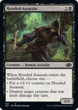 Hooded Assassin from J22 #426, Magic: The Gathering card