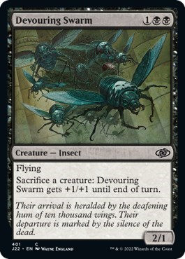 Devouring Swarm from J22 #401, Magic: The Gathering card