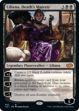 Liliana, Death's Majesty from J22 #433, Magic: The Gathering card