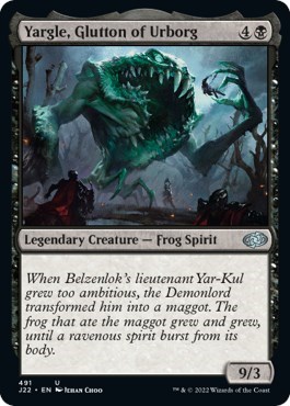 Yargle, Glutton of Urborg from J22 #491, Magic: The Gathering card